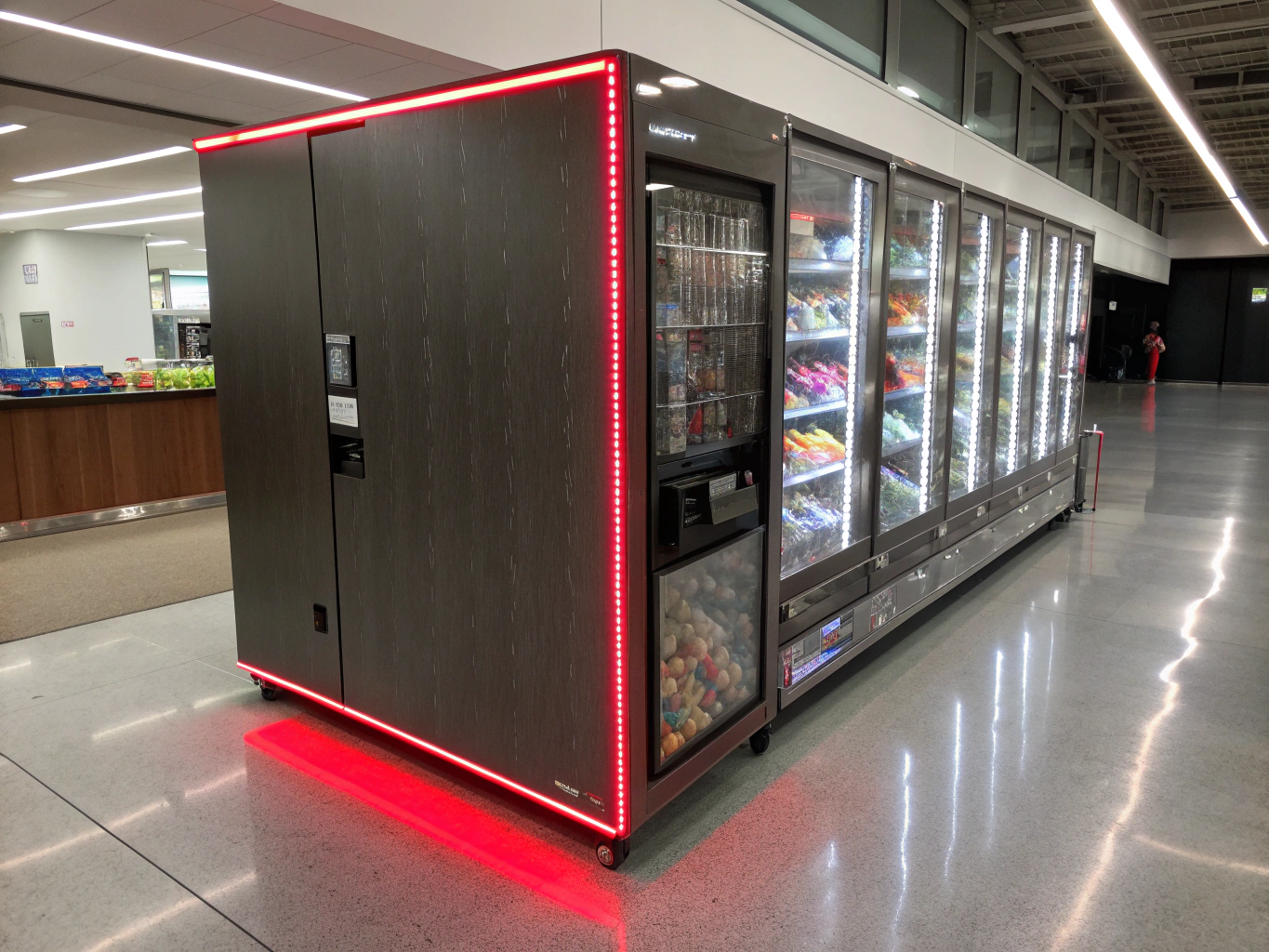 The Chase Chest kiosk installed in a premium commercial venue